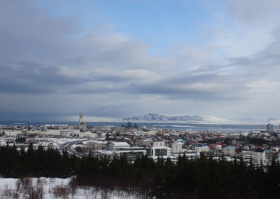 Ausblick vom Ausichtspunkt des Perlan